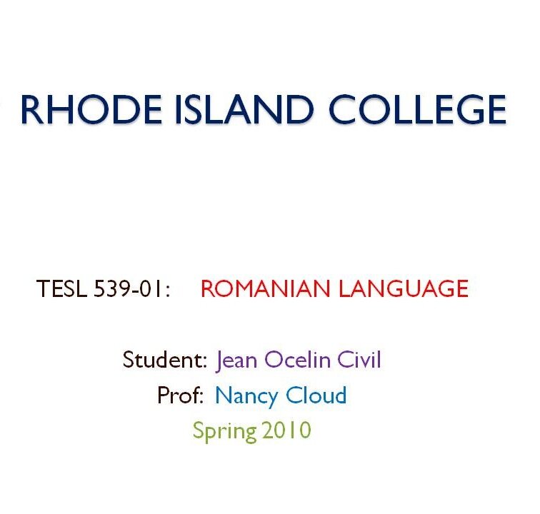 romanian language courses pdf